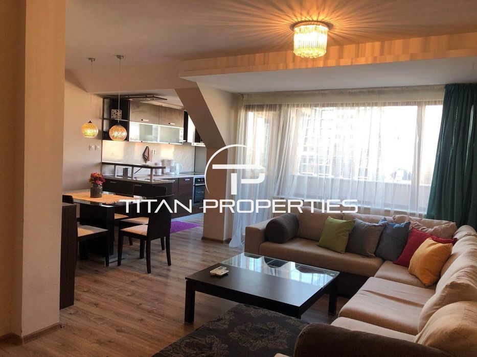 Дава се под наем Тристаен апартамент в Варна, Чайка - 110 кв.м за 800 € - Снимка #1