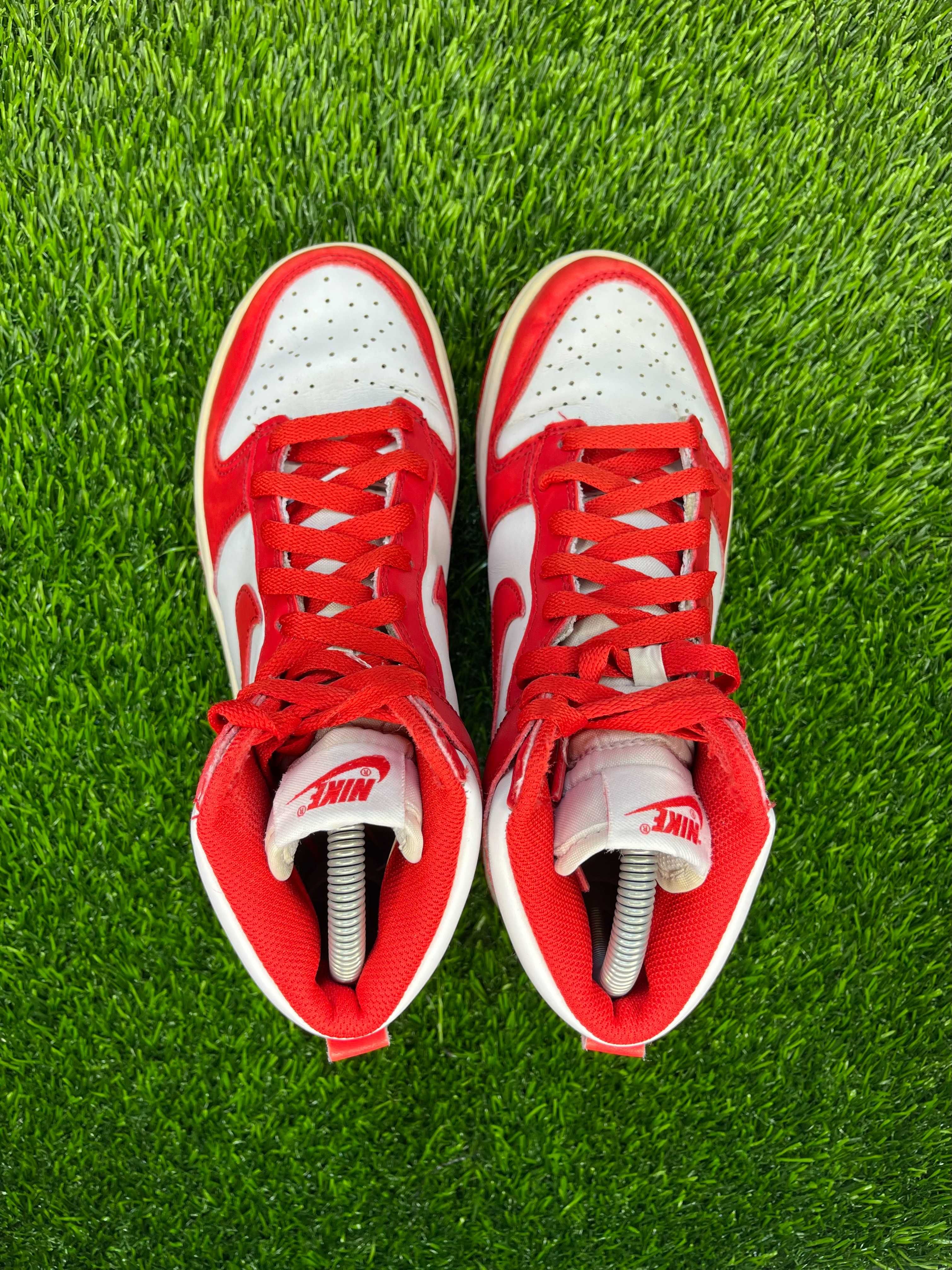 Nike Dunk High GS 'University Red' Дамски Маратонки