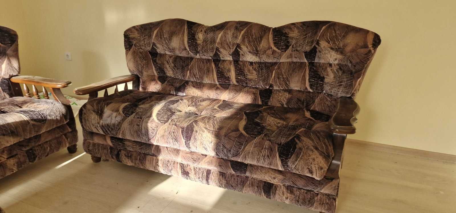 Комплект дивани с фотьойл