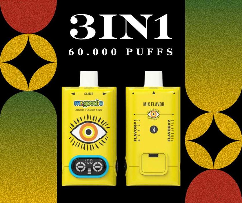 Vape 60,000 de Puffuri 3 in 1 Face cu Ochiul!