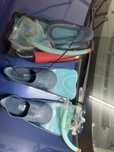 Set masca de scufundari, snorkel si labe inot