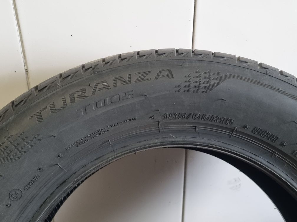 2 x Anvelope vara 185/65/R15 88H Bridgestone Turanza T005 DOT 2022