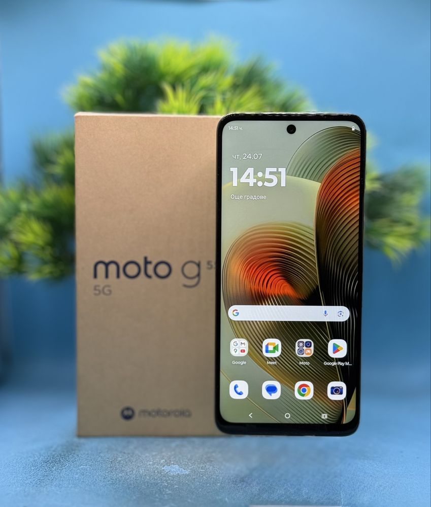 Motorola Moto g55, 256GB, 8GB RAM, 5G, Smoky Green