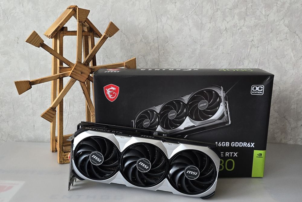 Видео карта MSI Ventus 3X RTX 4080, Nvidia GeForce, 16GB GDDR6