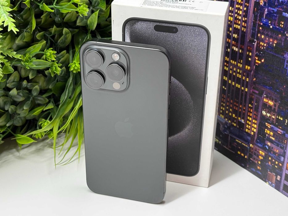 iPhone 15 Pro Max 256GB Black Гаранция