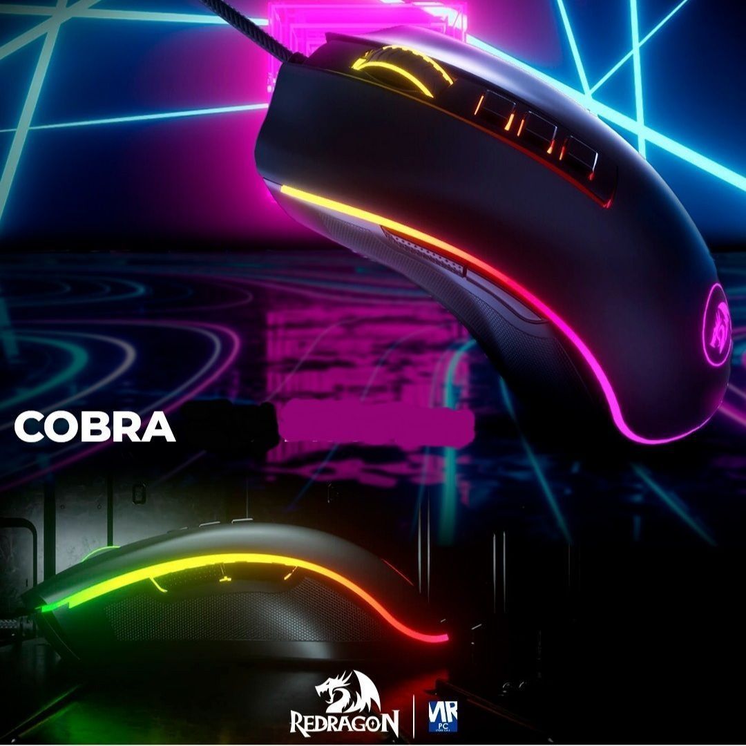 СКИДКА! Redragon COBRA RGB Проводная мышка/мышь/mishka DPI 10K