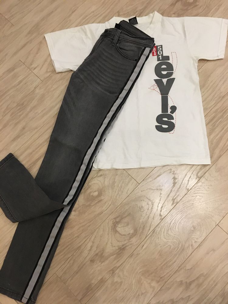 Levi’s блуза и нови сиви дънки н.29