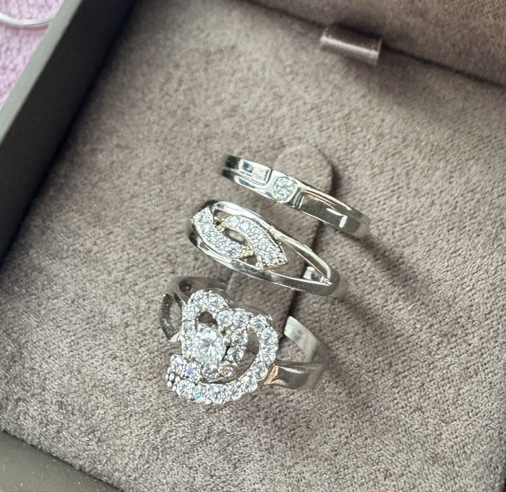 Серебро кольца 17 размер