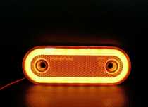 1 бр. Oвални  ЛЕД LED неон габарити с 20 диода 12-24V , 3 цвята
