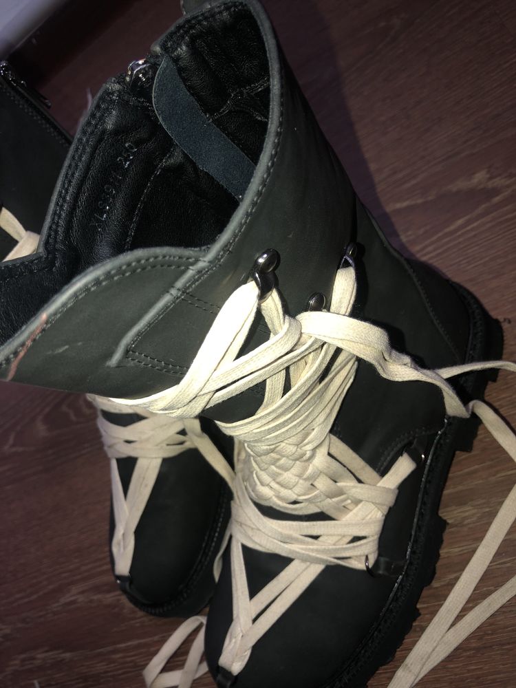 Rick Owens SS20 Tacuatl Megalace Boots