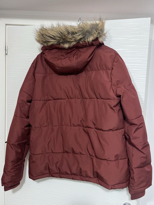 Geaca de iarna de barbati burgundy