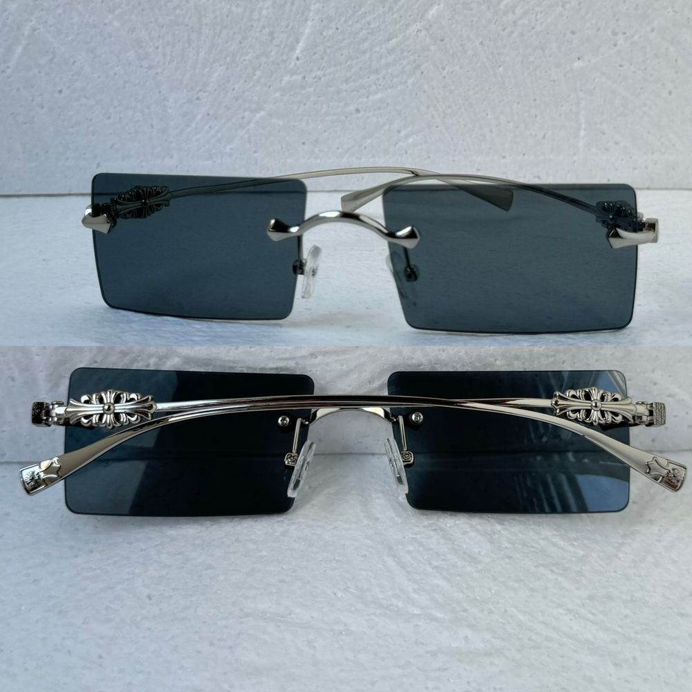 Chrome Hearts  слънчеви очила правоъгълни черни кафяви сини розови