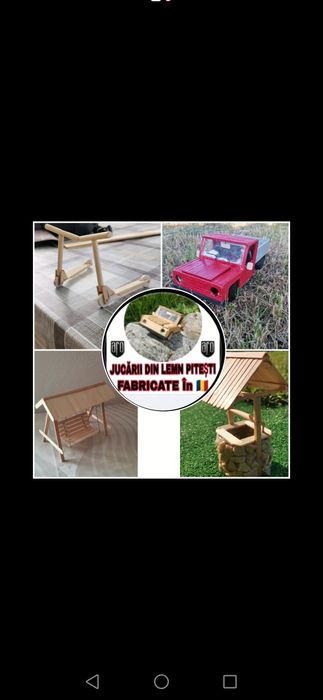 Jucarii din lemn Pitesti