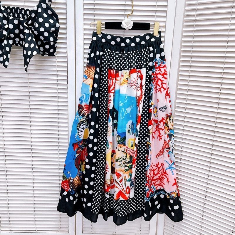 Polka dot сет от две части