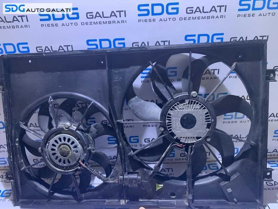 Ventilator / Electroventilator Apa si AC Clima VW Passat B6 1.6 FSI BSE BSF BLF / 2.0 FSI BLY BLR BLX BVX BVZ BVY / 1.9 TDI BKC BLS BXE 2005 - 2010 Cod 1K0121207T