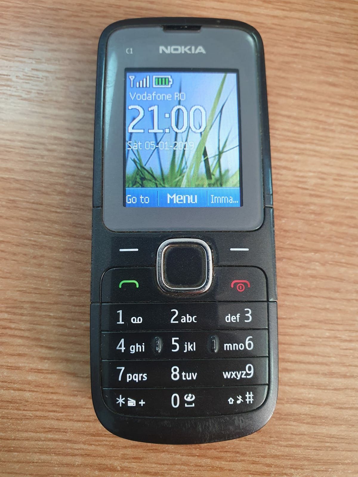 Telefon Nokia C1-01 RM-607 taste butoane necodat seniori