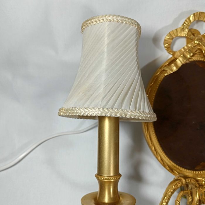 Aplica perete Ludovic XVI, stil Napoleon, alama aurita Ormolu, Franta