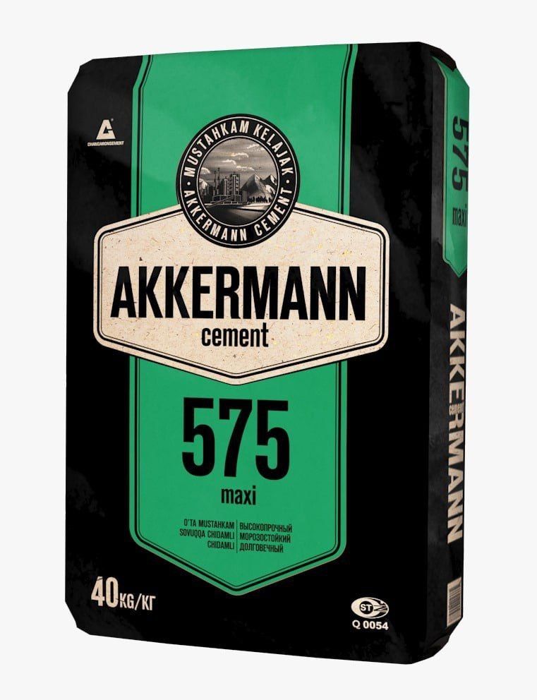 Akkermann 575 va 475 marka sement bor. Bepul yetkazib beramiz