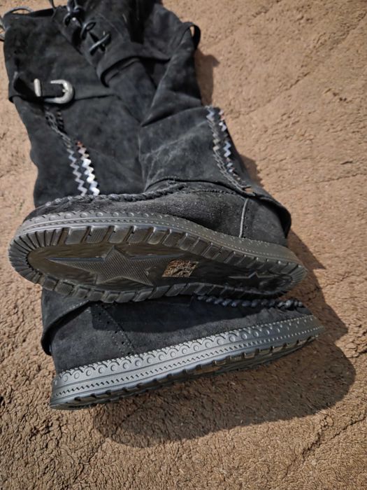 Дамски чизми с платформа