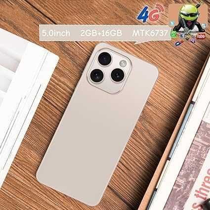 Нов евтин Отключен 4G смартфон 5" Android 10, 16GB, двойна SIM, черен