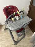 Scaun de masa Chicco Polly Magic Relax, rosu