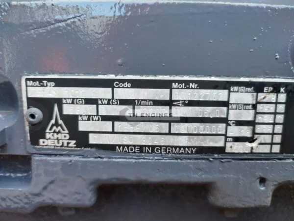 vand motor Deutz BF4M1012E