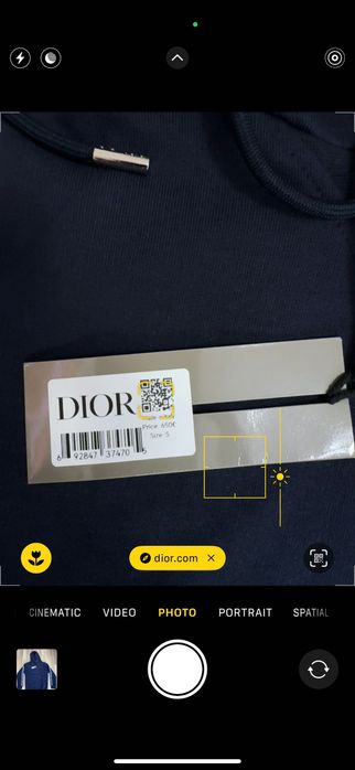 Dior-Чисто нов оригинален мъжки суитчър М размер