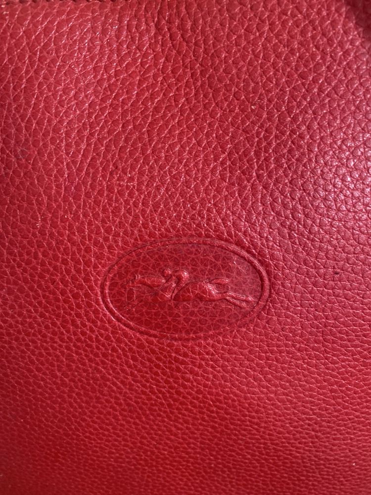 Longchamp оригинална чанта естествена кожа