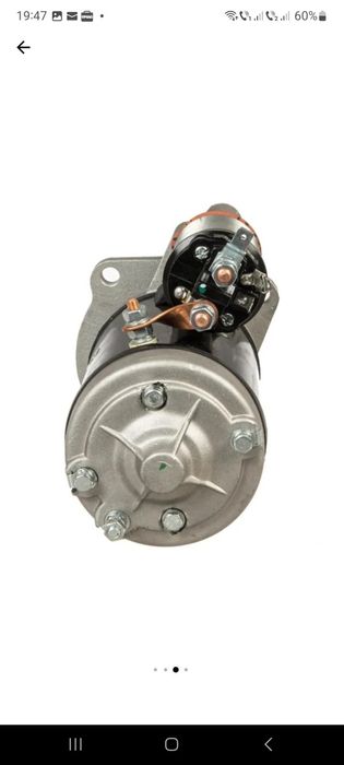 Electromotor tractor Ford Dexta, 12V 2.2kW, 11 dinti, 3 gauri de prind