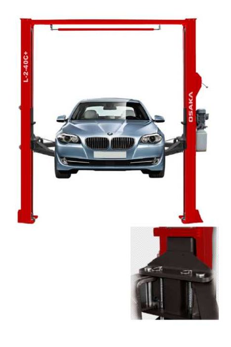 Двуколонен подемник с горна с-я OSAKA L-2-40C+ ,4 т. мех. и ел. контри