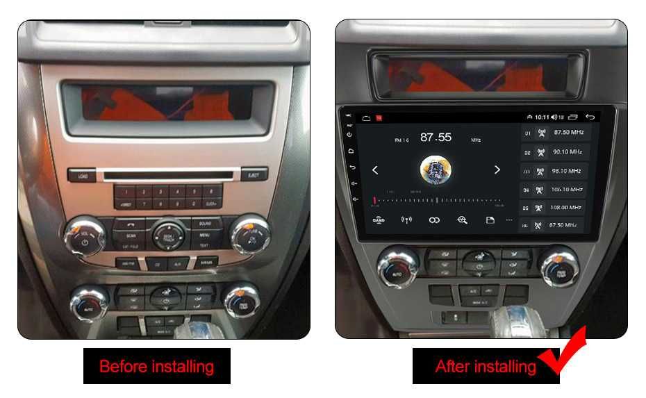 Navigatie Ford Mondeo Fusion 2009 - 2012, 2GB 4GB 8GB Garantie Camera