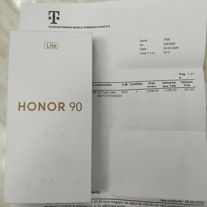 Telefon Huawei HONOR 90 Lite Sigilat+Fact 256GB Zeus Amanet 28303