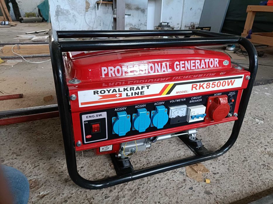 Generator royal kraft rk 8500w 6.5 KW, trifazat, Nou, nefolosit
