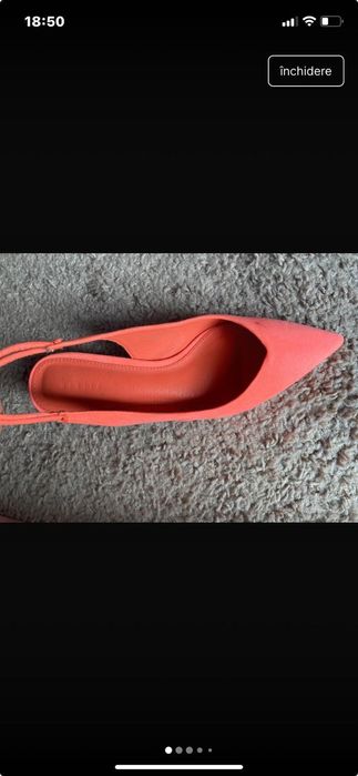Vând sandale portocalii nr 39