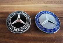 Емблема Мерцедес / Mercedes Benz Тип Тапа 57мм 3-ри цвята