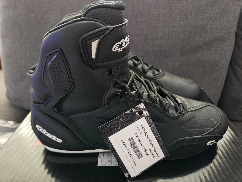 Ghete moto Alpinestars Faster-3, masura 43