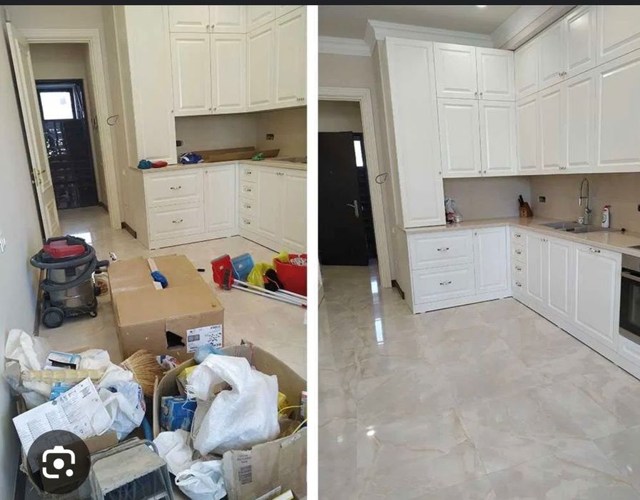 Uy tozalash xizmati generalniy vlajniy va remontdan keyingi holatlarda