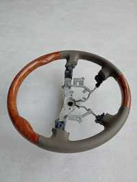 Руль PRADO 120 рулевое колесо комбинированное дерево кожа прадо