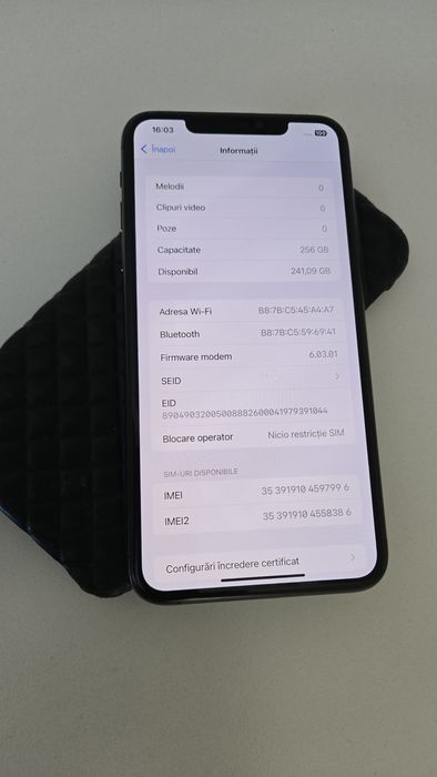 Iphone 11 pro max 256gb liber de retea