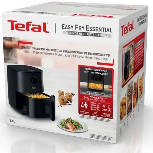 Еър фрайър, Чисто нов уред за здравословно готвене Tefal EY130815*** E