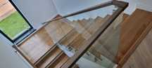 Balustrade de inox si sticla
