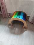 Rainbow rocker -  lemn