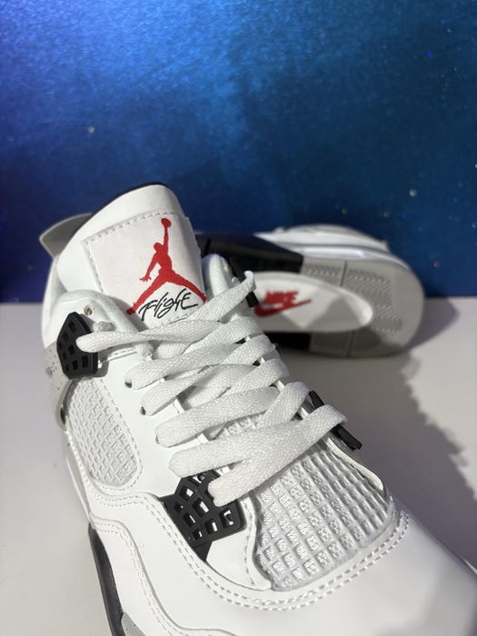Air Jordan 4 White Cement Noi 41