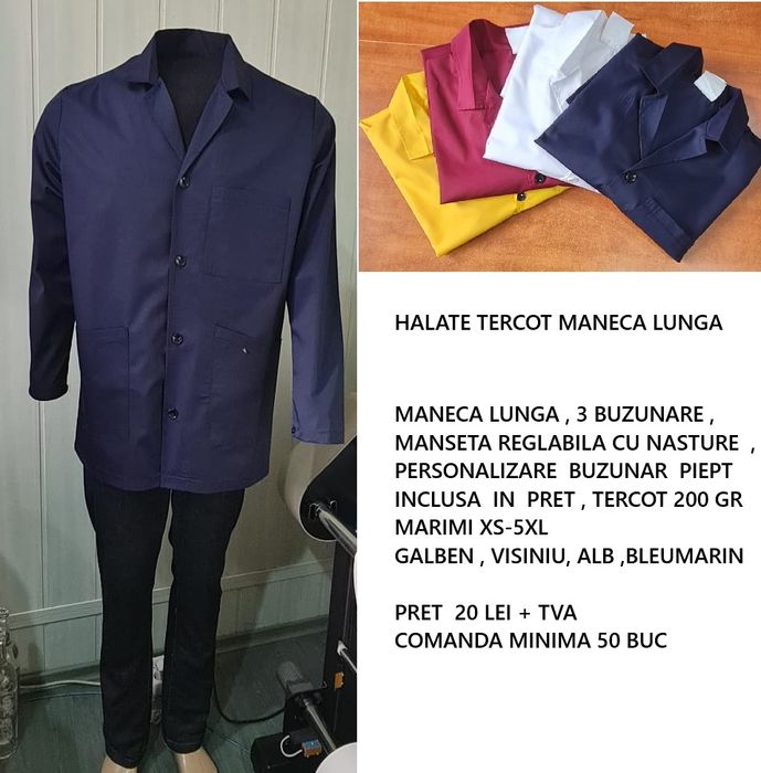 Halate tercot maneca lunca