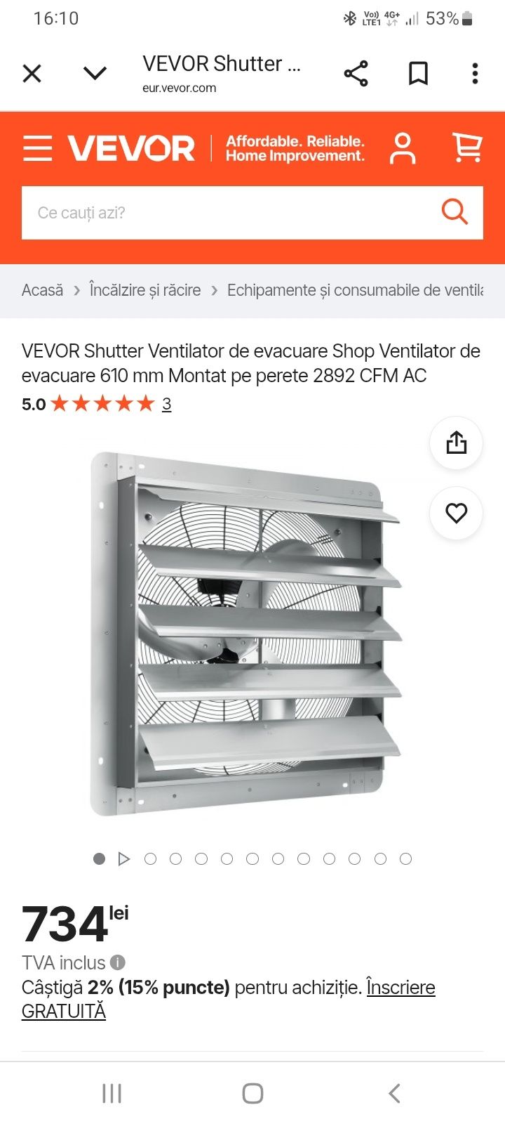 Ventilator axial