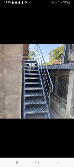 Scara zincata galvanizata la comandă oriunde în tara oferim și montaj