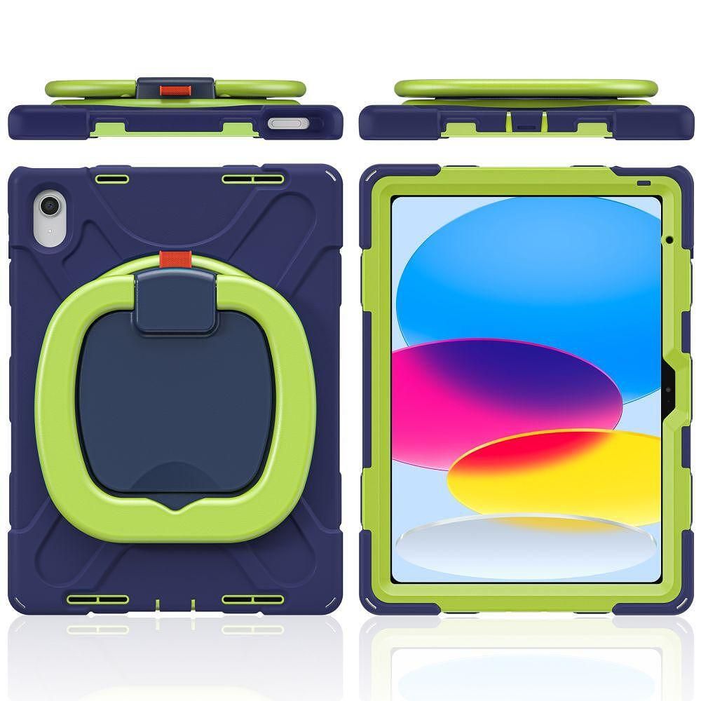 Калъф tech - protect x-armor за ipad 10 (10.9) 2022 navy/lime