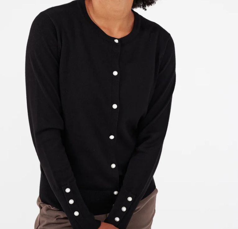 Cardigan perle zara nergru S