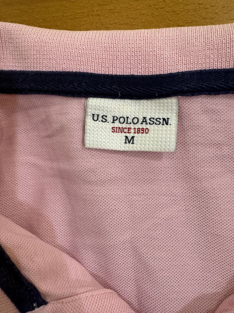 U.S. Polo тениск с яка