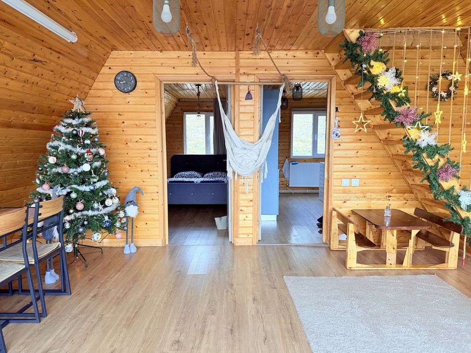 Cabana A frame ,minipiscina acoperita,acceptam vouchere vacanta